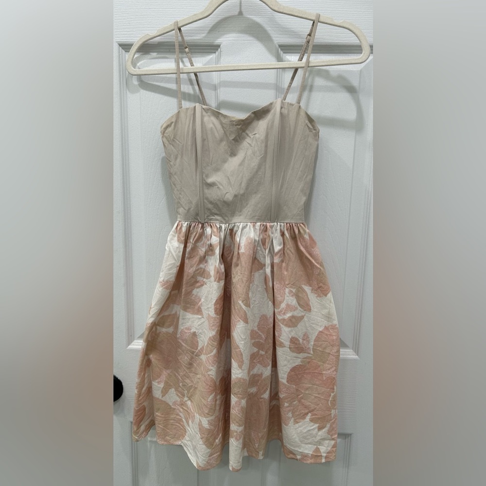 H&M Floral Spaghetti Strap Dress Size 2